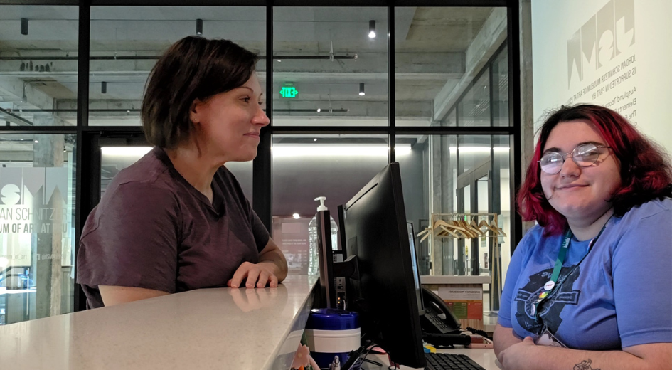 Brandi Swiderski pictured with Toby